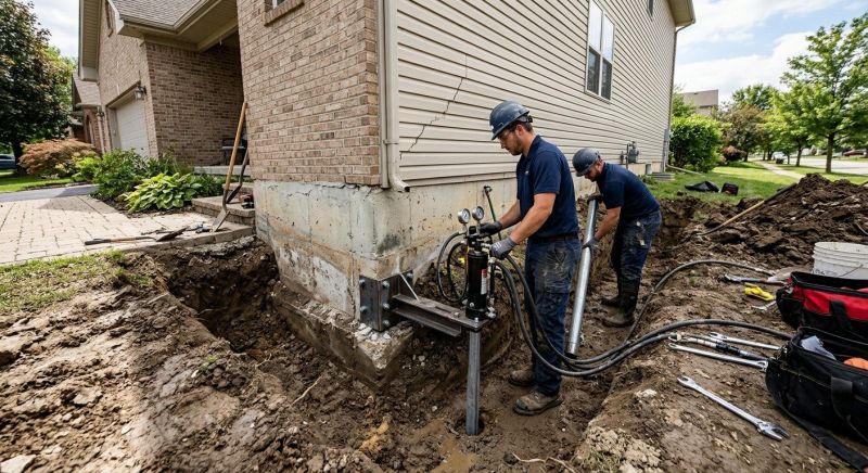 Settling Foundation Service in Spotsylvania County, VA