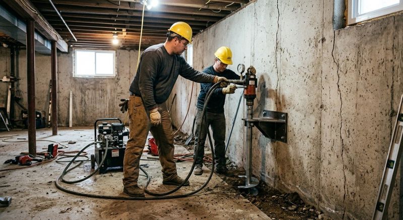 Basement Stabilization in Stafford County, VA