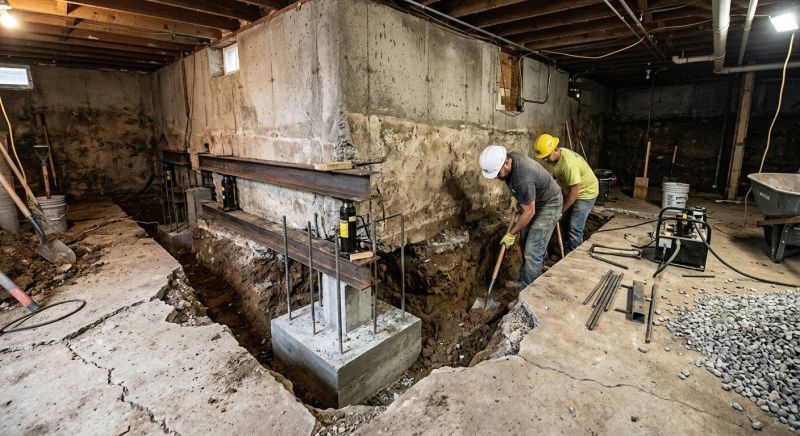Basement Underpinning in Stafford County, VA