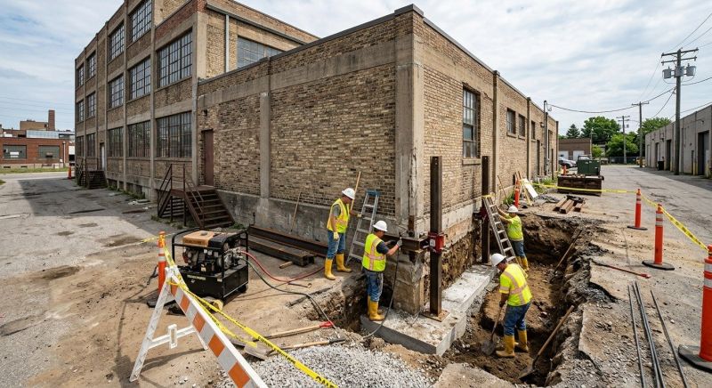 Building Foundation Repair in Clifton, VA