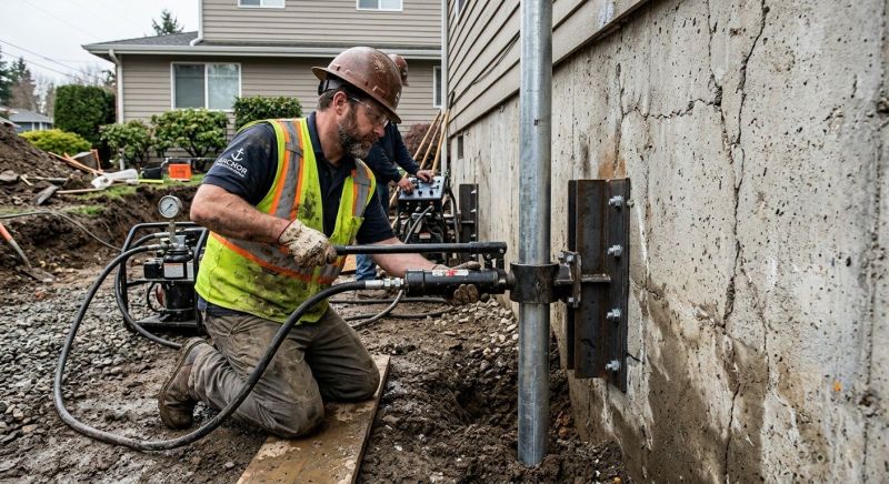 Concrete Foundation Leveling in Bristow, VA