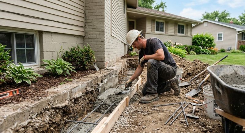 Concrete Foundation Repair in Port Royal, VA