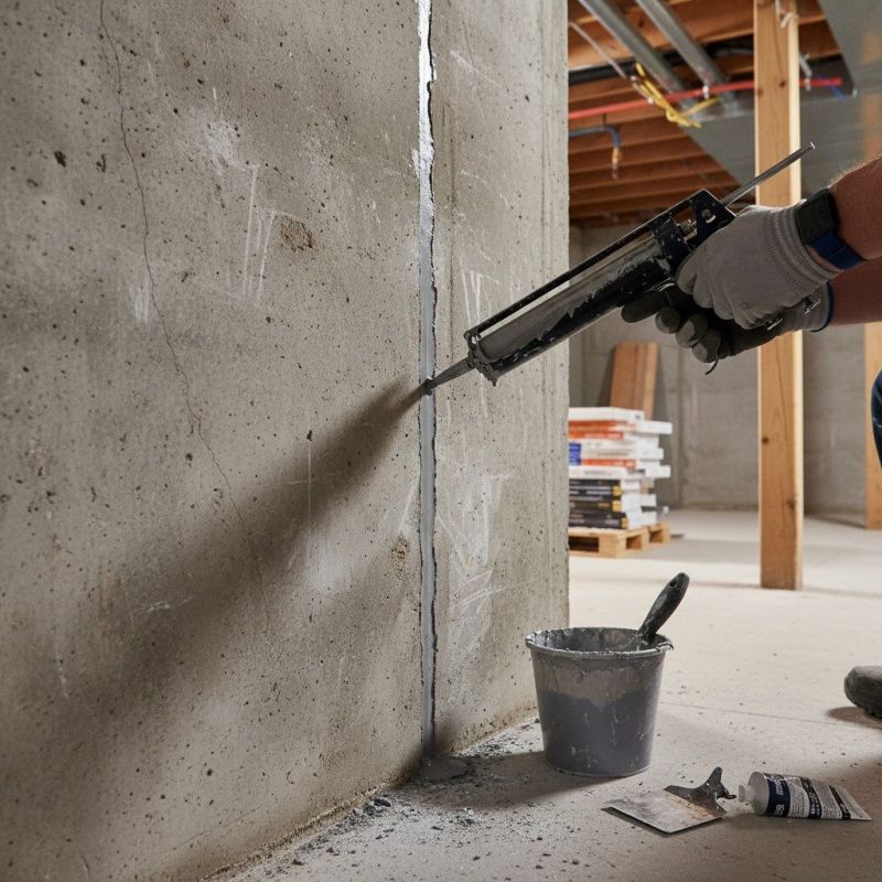 Cracked Basement Floor Repair in Stafford County, VA