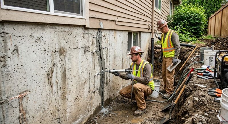 Cracked Foundation Repair in Remington, VA