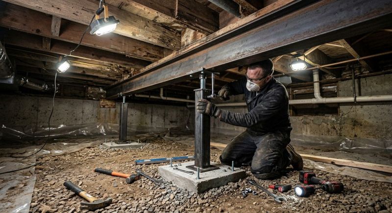 Crawlspace Structural Repair in Stafford County, VA