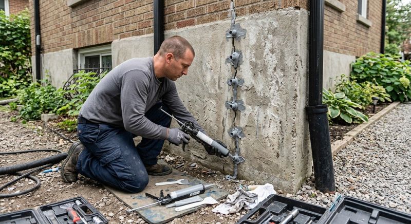 Foundation Crack Repair in Bryans Road, MD