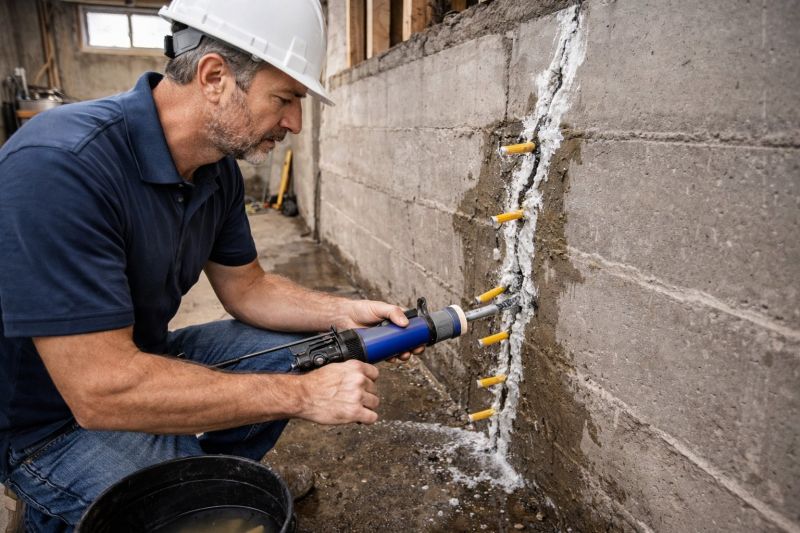 Foundation Crack Sealing in Stafford County, VA