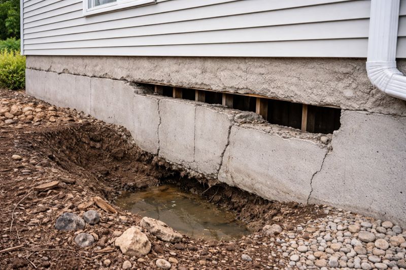 Foundation Damage Repair in Triangle, VA