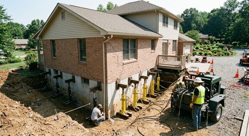 Foundation Jacking in King George County, VA
