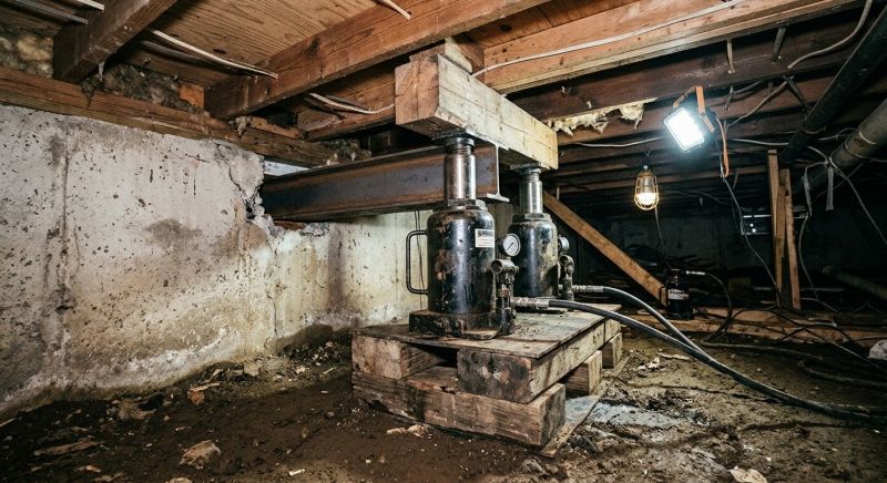 Foundation Jacking in Spotsylvania, VA