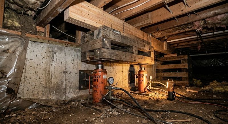 Foundation Jacking in Warrenton, VA