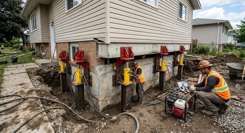 Foundation Lifting in Bristow, VA