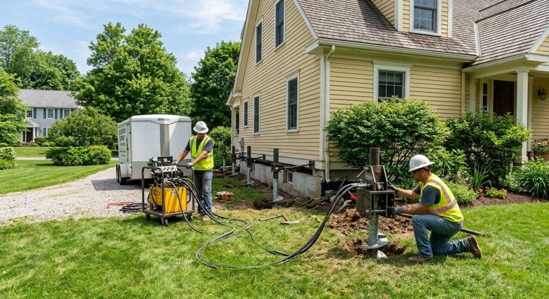 Foundation Lifting in Fredericksburg, VA