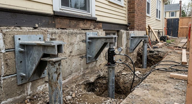 Foundation Pier Leveling in Stafford County, VA