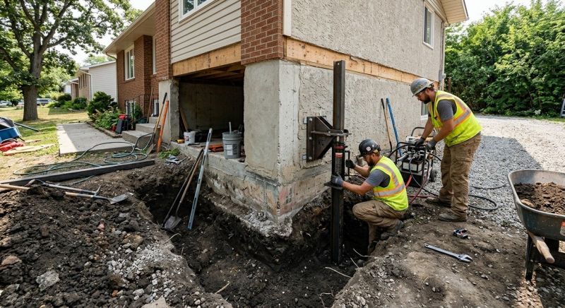 Foundation Pier Repair in Stafford County, VA