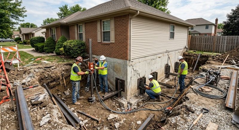 Foundation Pier Repair in Stafford County, VA