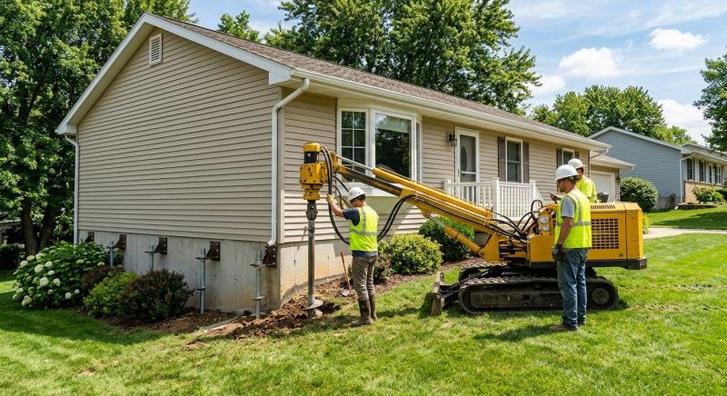 Foundation Raising in Port Royal, VA