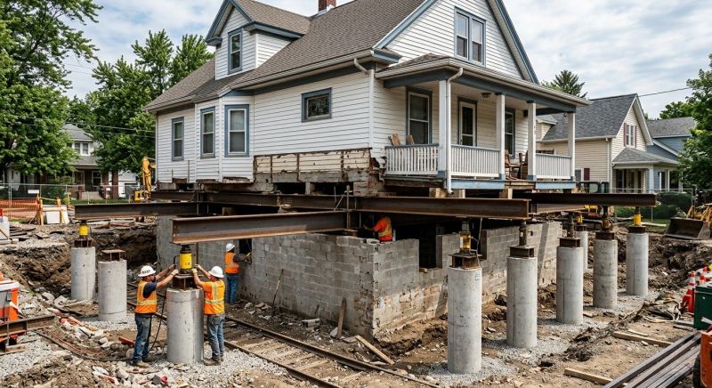 Foundation Raising in Triangle, VA