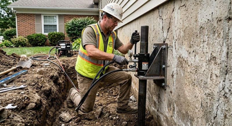 Foundation Raising in Triangle, VA