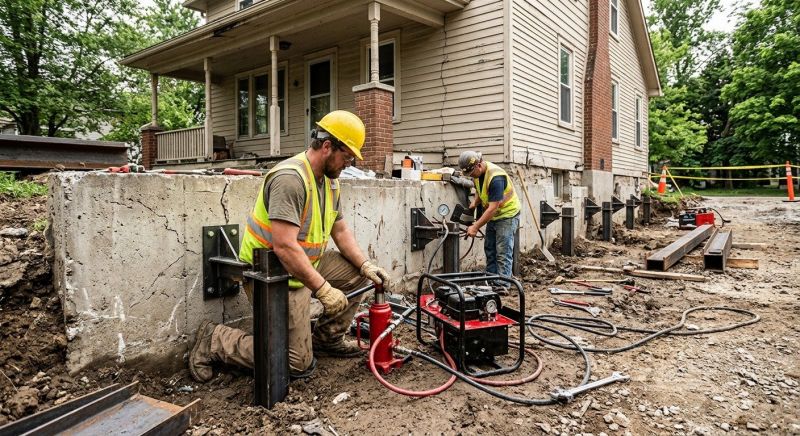 Foundation Stabilizing in Spotsylvania, VA