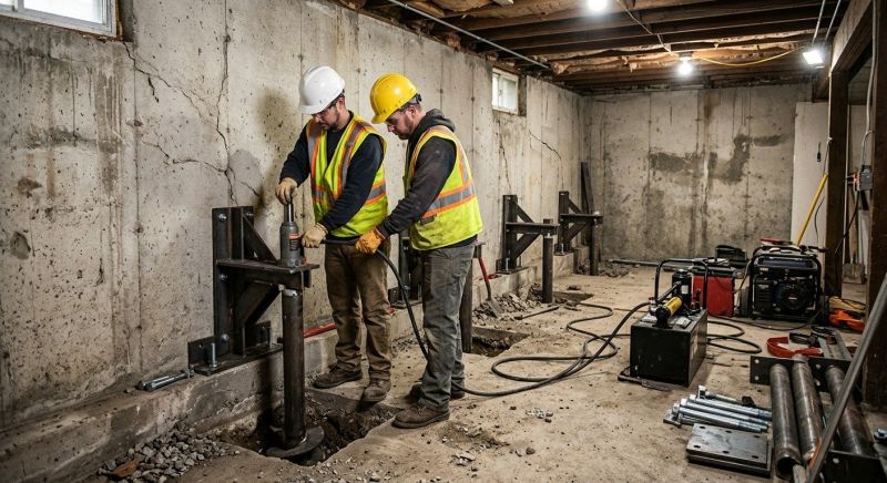 Foundation Stabilizing in Spotsylvania, VA