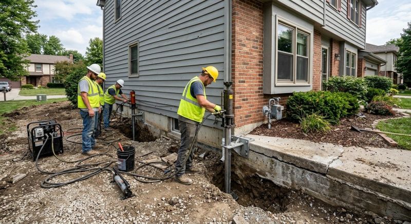 Foundation Stabilizing in Spotsylvania, VA
