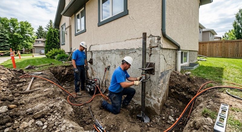 Helical Piers Installation in Stafford County, VA