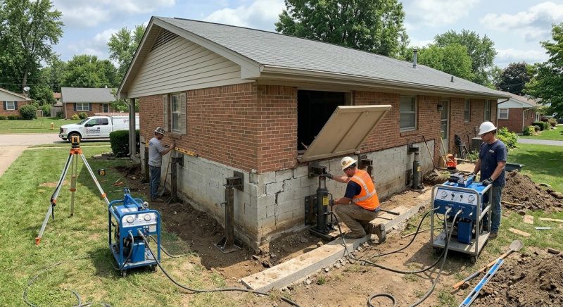 Home Foundation Leveling in Triangle, VA