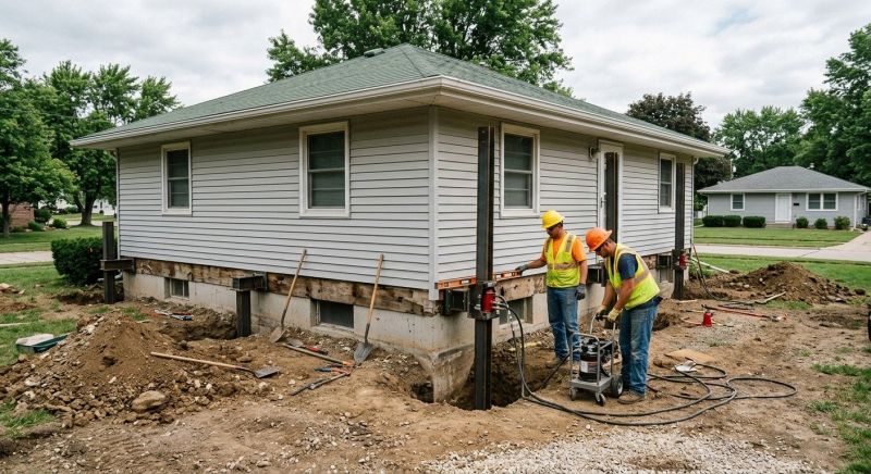 Home Foundation Leveling in Triangle, VA