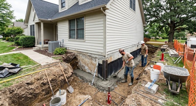 House Foundation Repair in Catlett, VA
