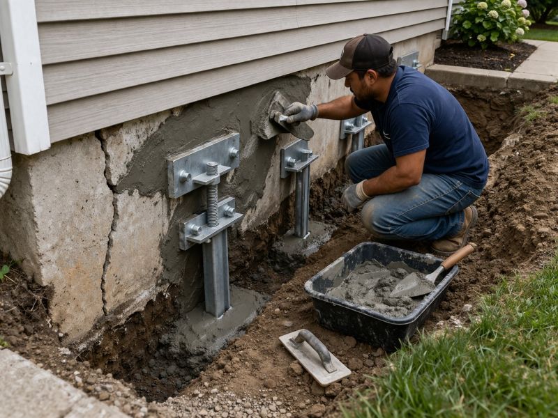 House Foundation Repair in Dumfries, VA