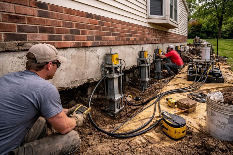 Settling Foundation Service in Burke, VA