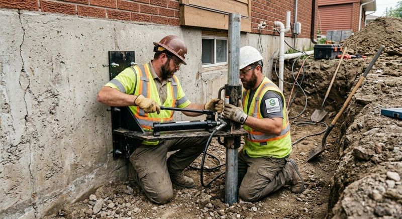 Settling Foundation Service in Triangle, VA