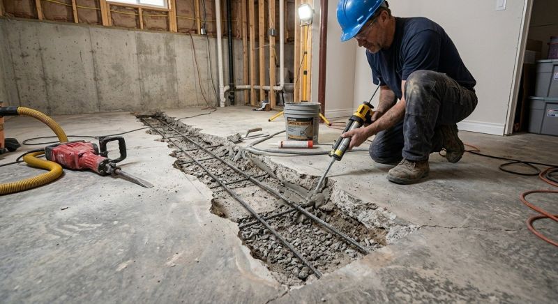 Slab Foundation Repair in Stafford County, VA