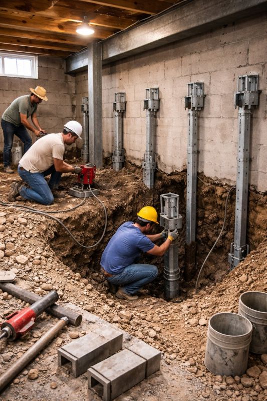 Structural Underpinning in Stafford County, VA